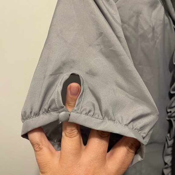 Grey blouse. Vertigo Paris blouse. XL - Picture 3 of 8